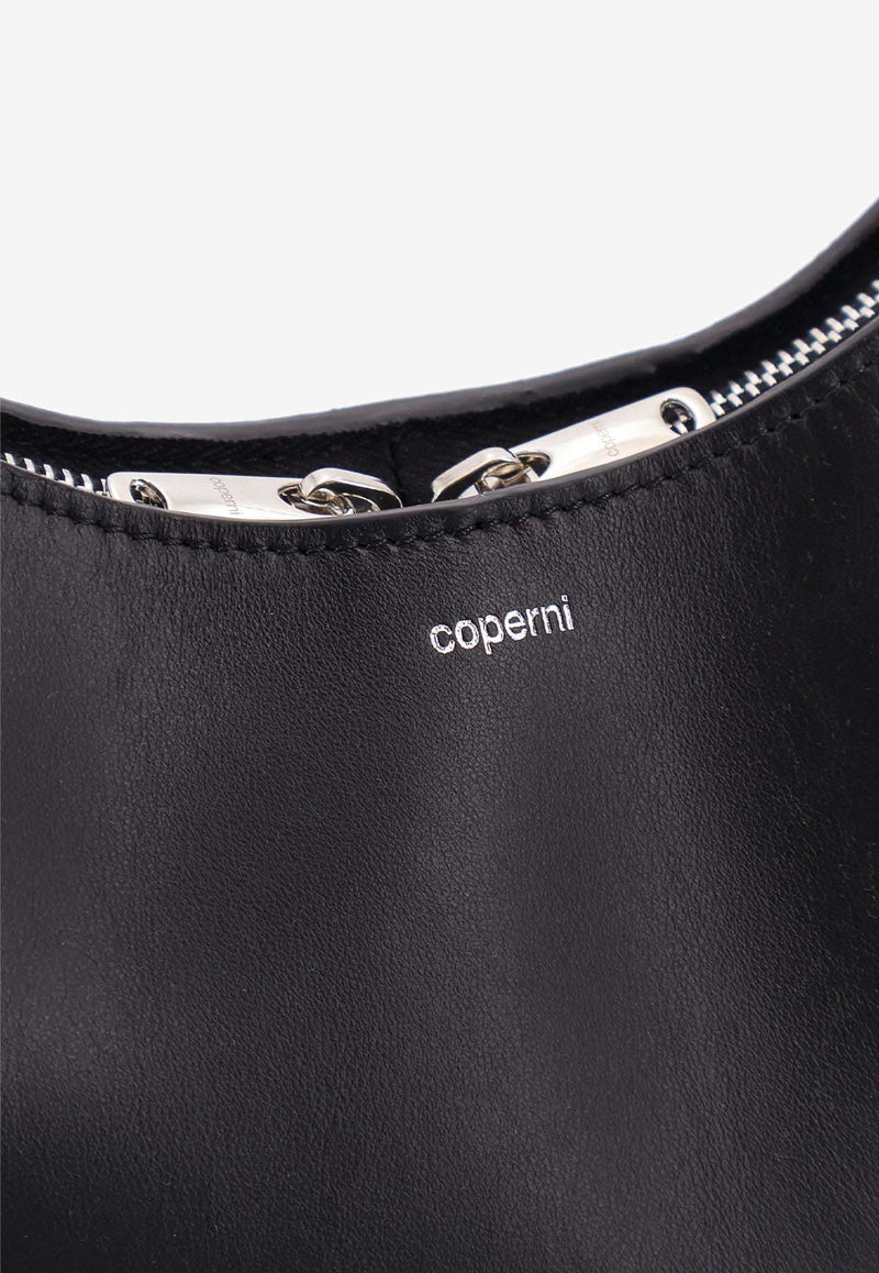 Coperni Medium Soft Swipe Leather Shoulder Bag Black COPBA109F6012BLK_Black_35066030