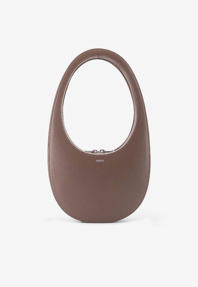 Coperni Swipe Leather Hobo Bag Brown COPBA01F6004BRW_Brown_35066069