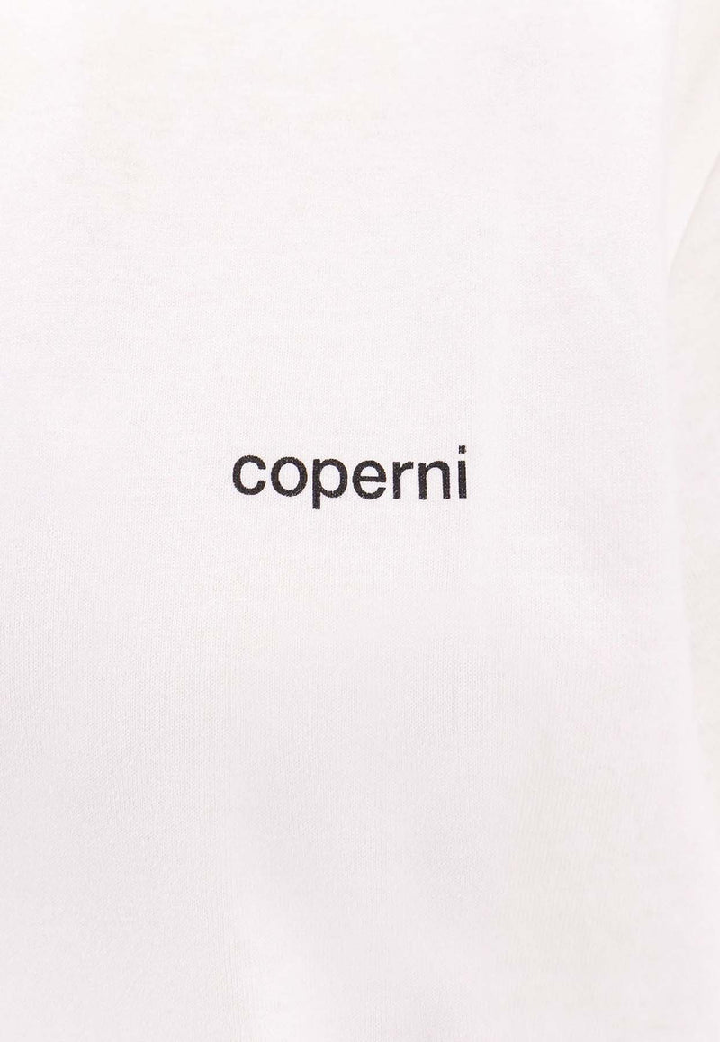 Coperni Logo Print Boxy T-shirt White COPJS03F5036WHTBLK_Whiteblack_35066011