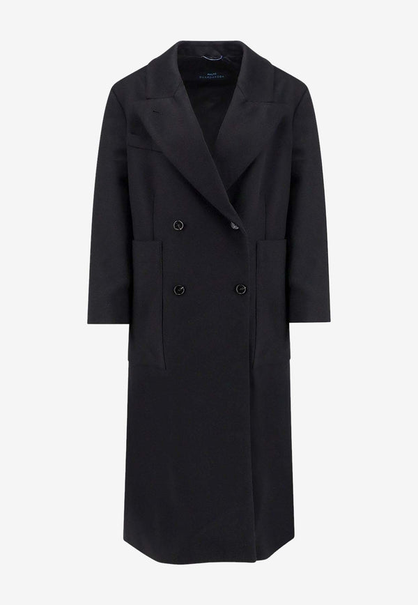 Paltò Giada Double-Breasted Wool Coat Black B51PDGIADCASNER_Black_35065815