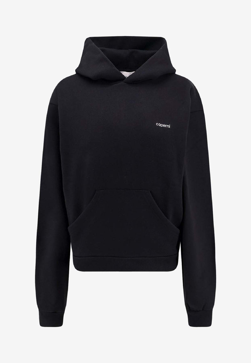 Coperni Essential Logo Print Hoodie Black COPJS15F5035BLKWHT_Blackwhite_35065986