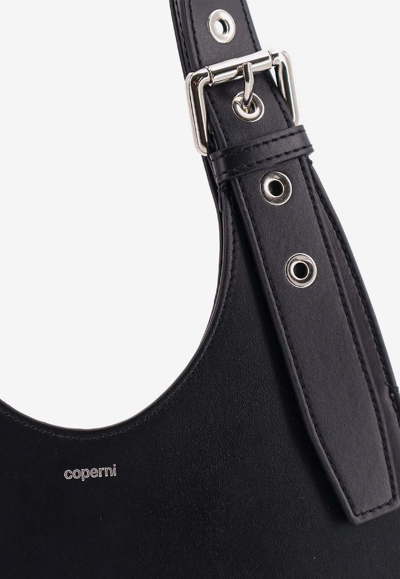 Coperni Belted Heart Leather Shoulder Bag Black COPBA112F6062BLK_Black_35065774