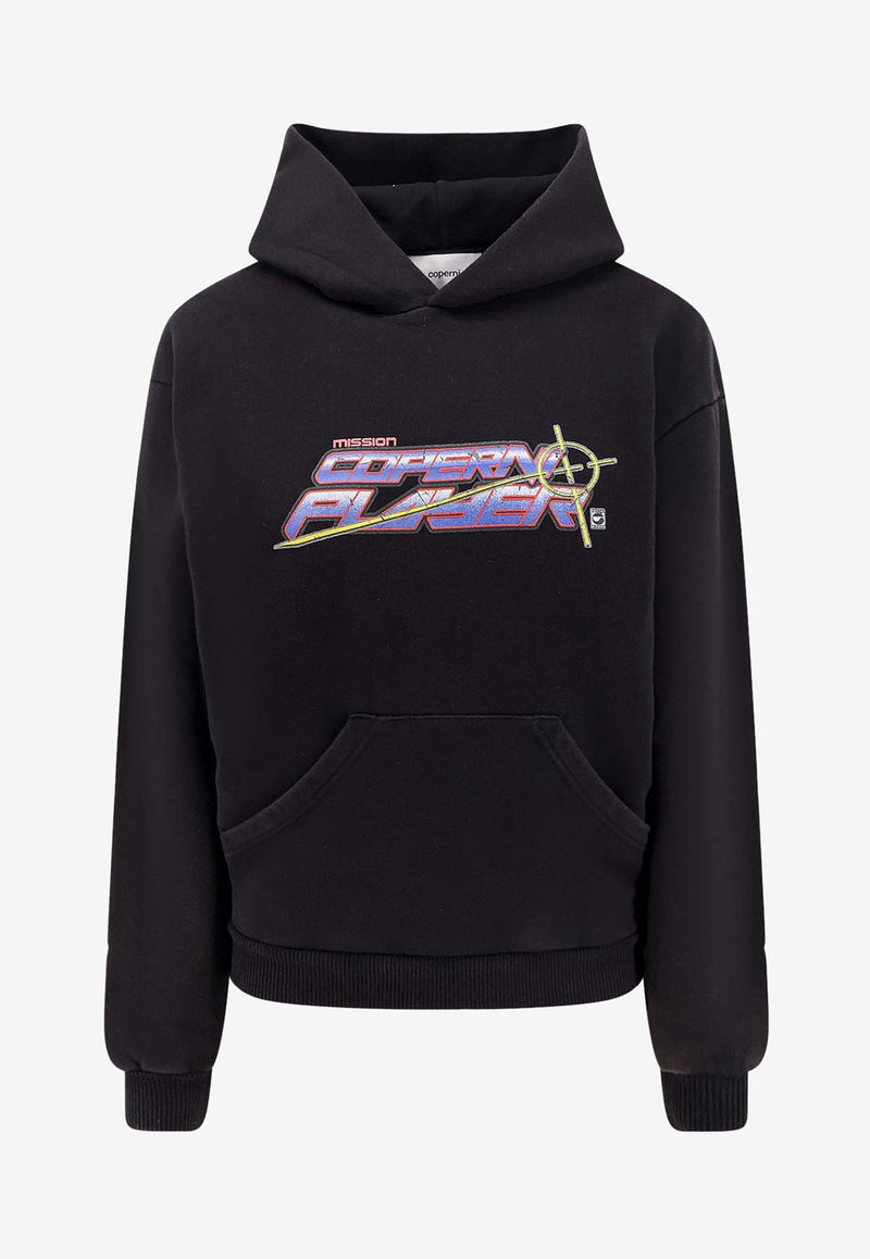 Coperni Graphic Print Hooded Sweatshirt Black COPJS15PF5018BLKMUL_Blackmulti_35065919