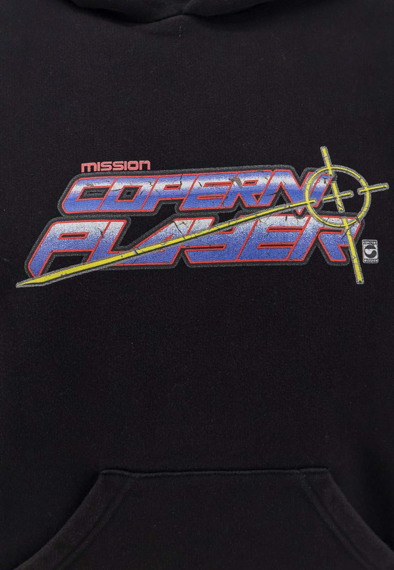 Coperni Graphic Print Hooded Sweatshirt Black COPJS15PF5018BLKMUL_Blackmulti_35065919