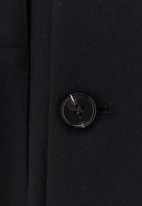 Paltò Ganzo Double-Breasted Wool Coat Black B51PUGANZCASNER_Black_35066091