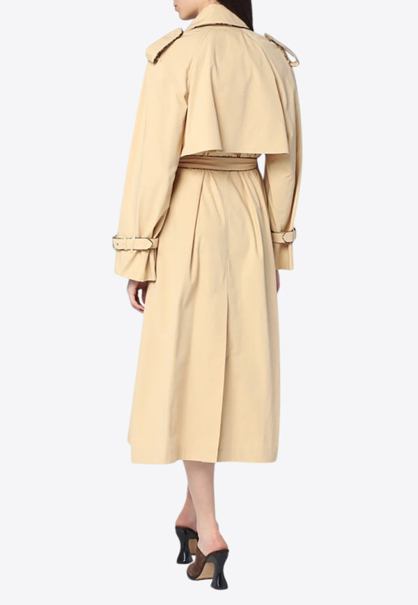 Dries Van Noten Double-Breasted Trench Coat Beige 102161449/Q_DRVNO-103