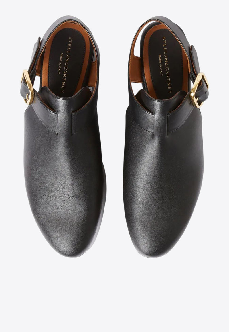 Stella McCartney Elyse 90 T-Bar Platform Pumps Black 810555APADE0_1000