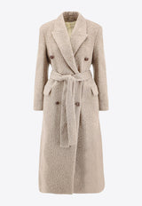 Golden Goose DB Wool Double-Breasted Coat Beige GWP02319P00209160407_GREIGE_29857231