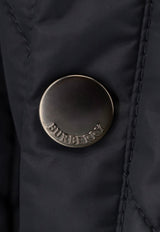 Burberry Zip-Up Quilted Jacket Blue 8110186A1222_Blue_29838583