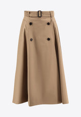 Burberry Belted Midi Skirt Clay 8113541A3324_Clay Brown_29844553