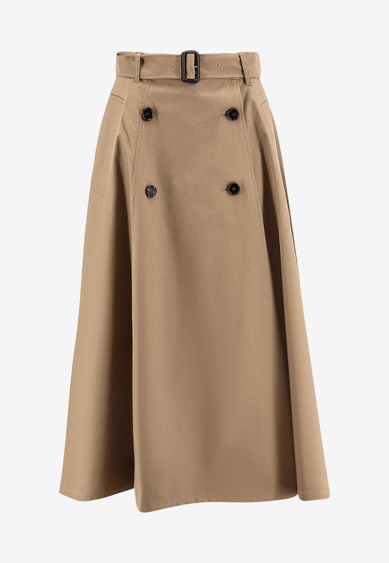 Burberry Belted Midi Skirt Clay 8113541A3324_Clay Brown_29844553
