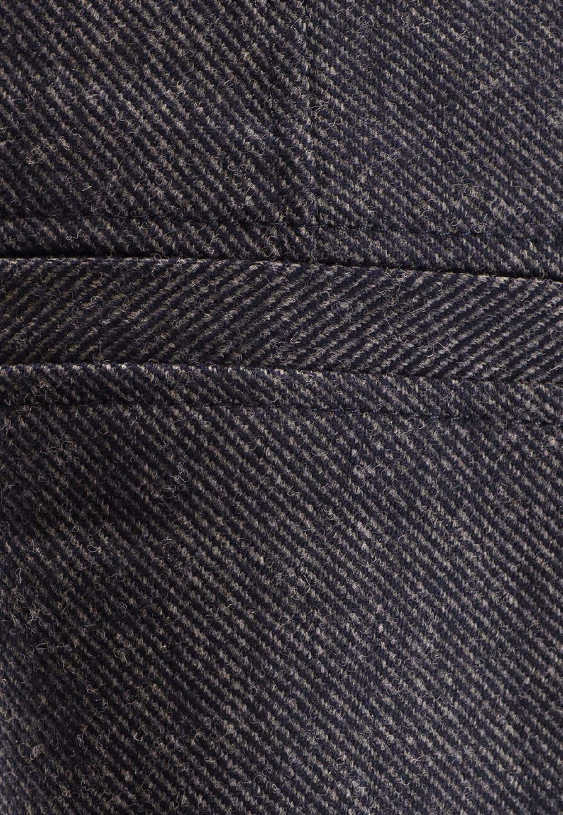 Hugo Boss Taflong Wool-Blend Pants Blue 50547679408_Blue_30893646