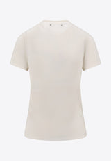 Golden Goose DB Logo Crewneck T-shirt White GWP02322P00211611616_ARTIC WOLF_29857001