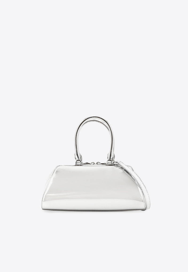 Givenchy Small Antigona East-West Shoulder Bag in Laminated Leather Silver BB5130B29U934_LIGHT SILVERY_29840092