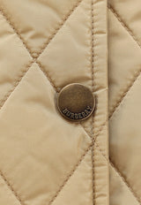 Burberry Quilted Nylon Cropped Jacket Beige 8107466C1544_FLAX/SAND IP CHECK_29838620