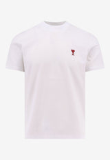 AMI PARIS Ami De Coeur Crewneck T-shirt White BFUTS035724100_White_29847246