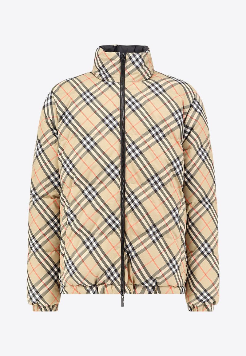 Burberry Snowdon Reversible Down Jacket Beige 8110189B9368_SAND IP CHECK_29840291