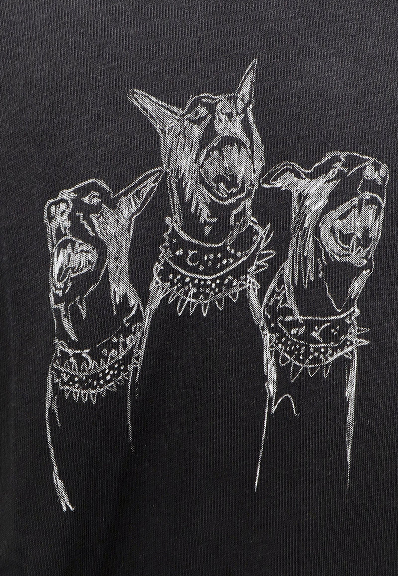 Represent Hand Drawn Thoroughbred Faded T-shirt Black MLM10038303_AGED BLACK_29840655