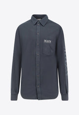 Balenciaga Main Character Long-Sleeved Faded Shirt Black 850260TTVB91083_FADED BLACK_30005035