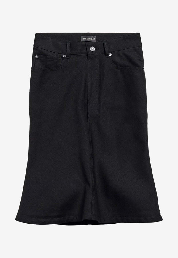 Balenciaga Denim Mini Skirt Black 852330TTWA41000_Black_30005141