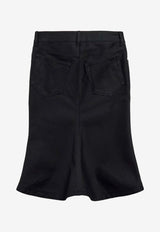 Balenciaga Denim Mini Skirt Black 852330TTWA41000_Black_30005141