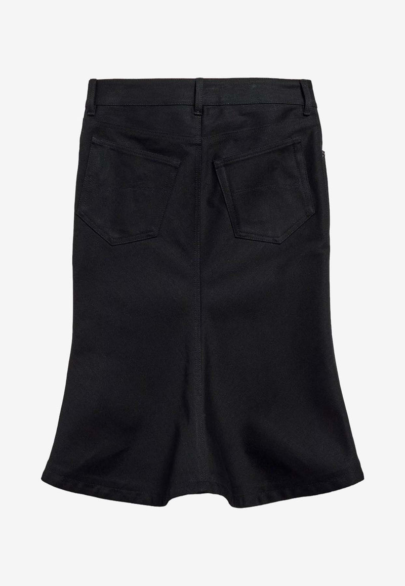 Balenciaga Denim Mini Skirt Black 852330TTWA41000_Black_30005141