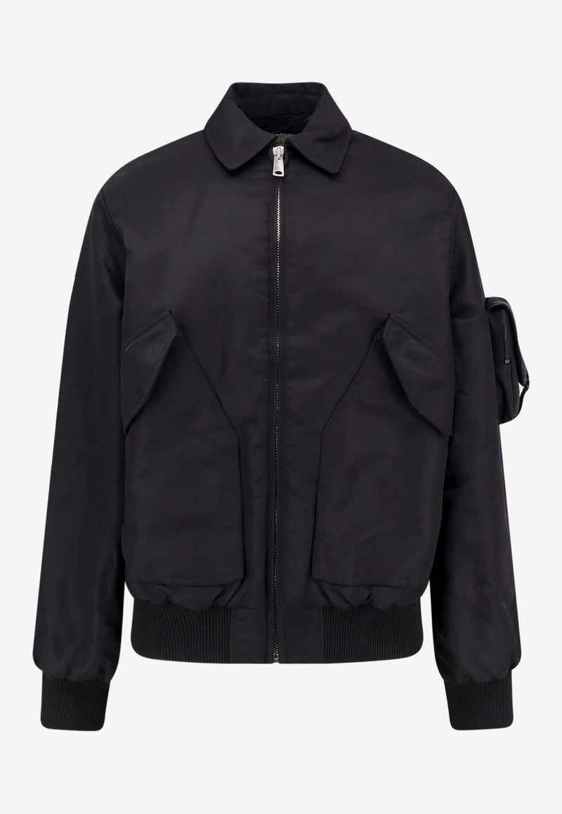 Coperni Bomber Zip-Up Jacket Black COPBL32F3003BLK_Black_35065828