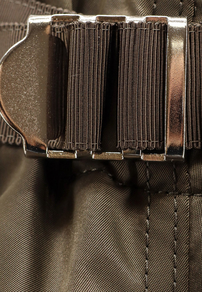 Sacai Wool-Blend Mini Shorts Gray 2508122342_GRAY×D/KHAKI_29845106