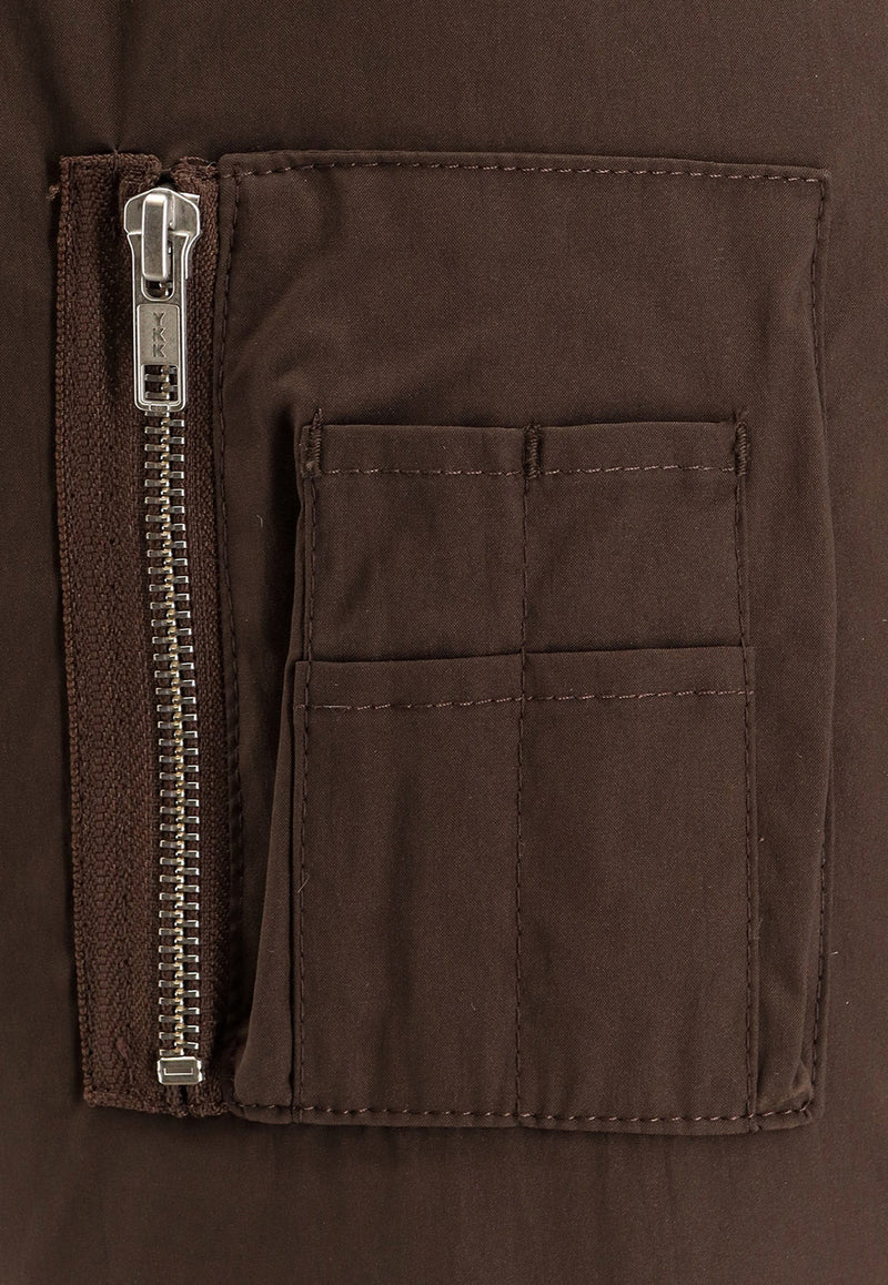 MM6 Maison Margiela Reversible Zip-Up Jacket Brown SH2AM0044MTN122961_Marrone/beige_29843459
