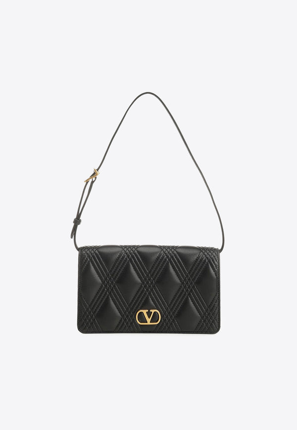 Valentino Mini Quiltie 67 Leather Shoulder Bag Black 7W2P0AV2MIC0NO_Black_29847010