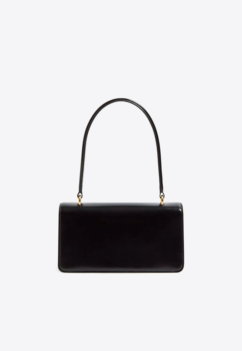 Valentino Vain VLogo Leather Shoulder Bag Black 7W2B0R93GCB0NO_Black_29843268