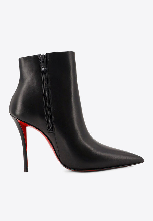 Christian Louboutin Miss Z 100 Calf Leather Ankle Boots Black 3250121BK01_Black_29850417