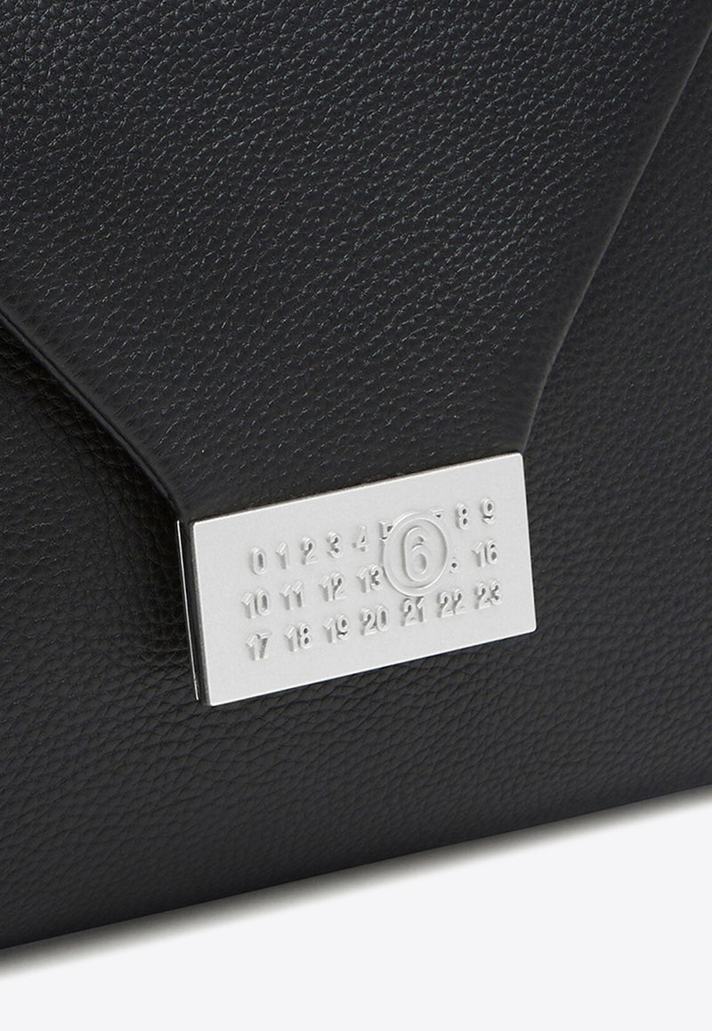 MM6 Maison Margiela Numeric Grained Leather Crossbody Bag Black SB5ZH0023P7255T8013_Black_29845773