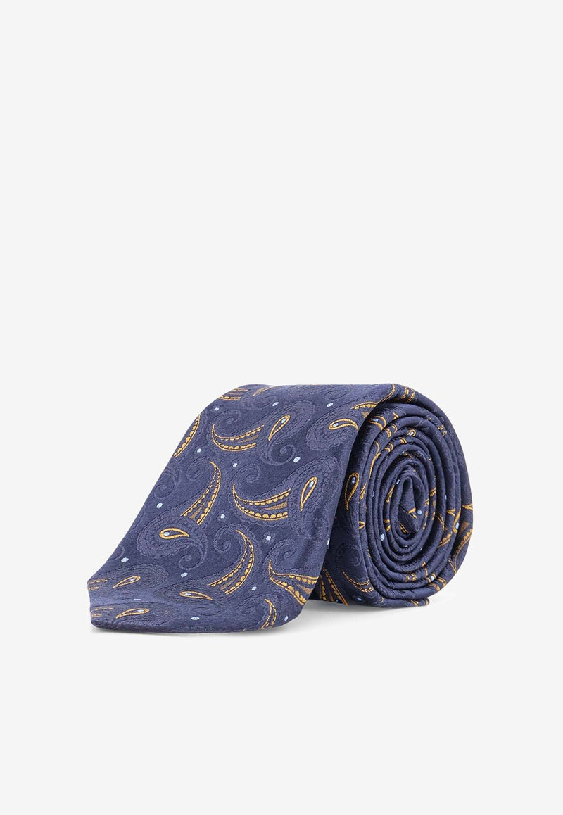Kiton Ciro Paone Paisley Silk Tie Blue UCRVKQC06L1503GRIGIO MEDIO_GRIGIO MEDIO_29840095