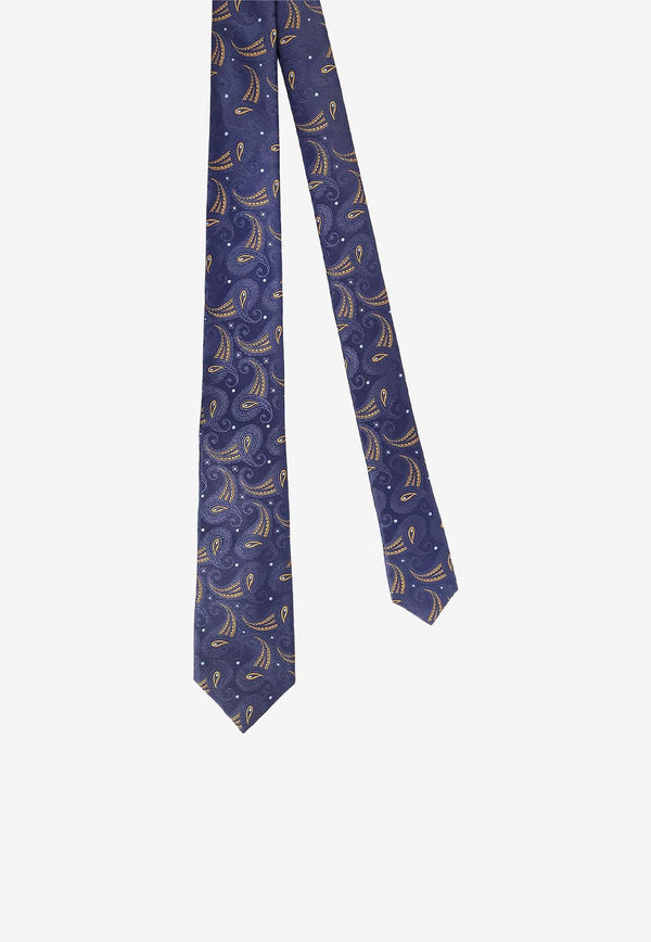 Kiton Ciro Paone Paisley Silk Tie Blue UCRVKQC06L1503GRIGIO MEDIO_GRIGIO MEDIO_29840095