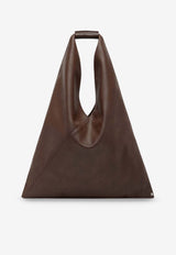 MM6 Maison Margiela Japanese Triangular Tote Bag Brown S54WD0039P8396T2164_Cocoa Brown_30005293