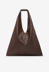 MM6 Maison Margiela Japanese Triangular Tote Bag Brown S54WD0039P8396T2164_Cocoa Brown_30005293