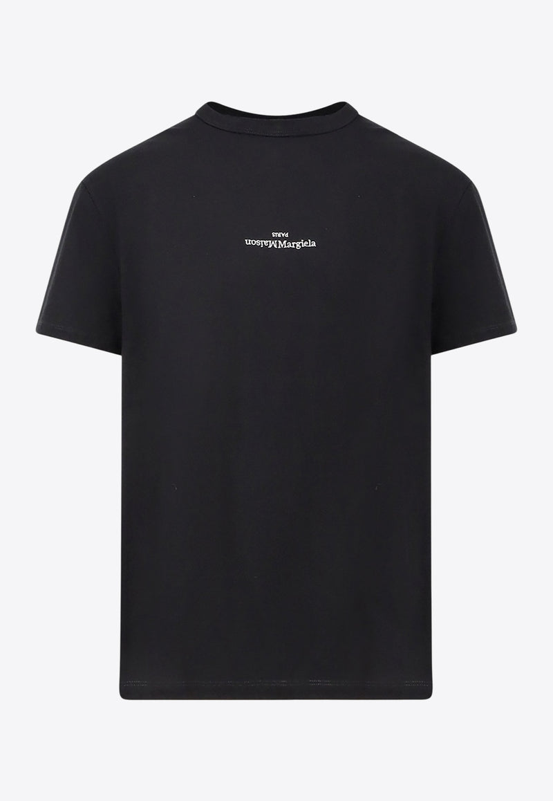 Maison Margiela Distorted Logo T-shirt Black S30GC0701S22816900_Black_29844022
