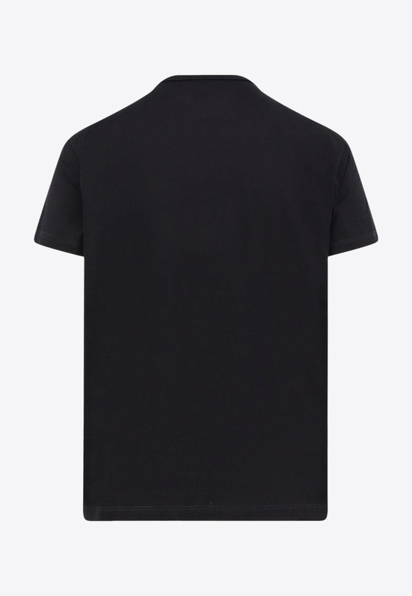 Maison Margiela Distorted Logo T-shirt Black S30GC0701S22816900_Black_29844022