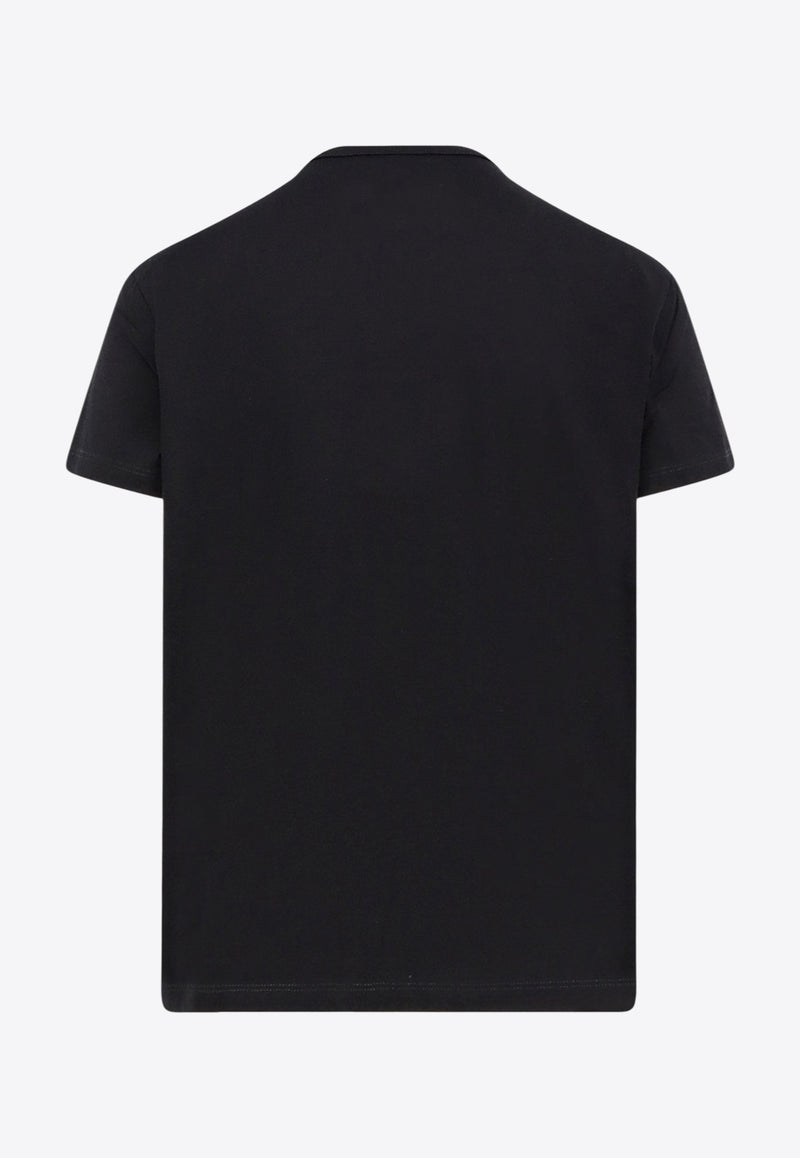 Maison Margiela Distorted Logo T-shirt Black S30GC0701S22816900_Black_29844022
