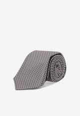 Kiton Ciro Paone Jacquard Silk Tie Gray UCRVKQC05L6706ANTRACITE_Anthracite_29844601