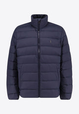 Polo Ralph Lauren Logo Embroidered Down Jacket Blue 710967774001_COLLECTION NAVY_29842685