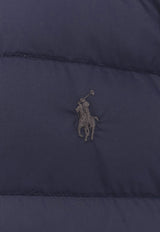 Polo Ralph Lauren Logo Embroidered Down Jacket Blue 710967774001_COLLECTION NAVY_29842685