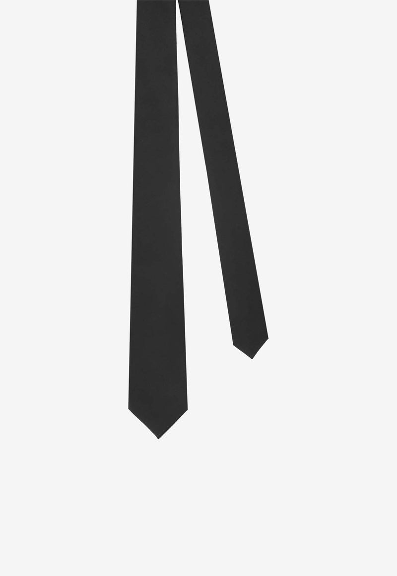 Kiton Ciro Paone Essential Wool Tie Gray UCRVKQK0127007ANTRACITE_Anthracite_29841518