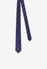 Kiton Ciro Paone Patterned Wool Tie Blue UCRVKQC05L2603ANTRACITE_Anthracite_29845894