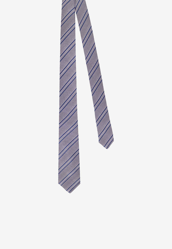 Kiton Ciro Paone Patterned Wool Tie Gray UCRVKQC05L2601GRIGIO MEDIO_GRIGIO MEDIO_29840634