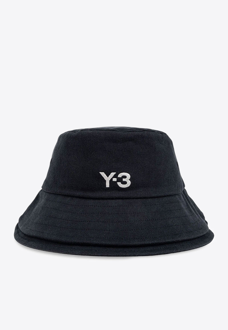 Y-3 Three-Stripes Logo Bucket Hat Black JN7192BLACK_Black_36145284