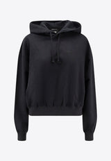 Y-3 Logo Print Brushed Terry Hooded Sweatshirt Black JD9790BLACK_Black_36145240