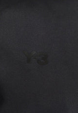 Y-3 Logo Print Brushed Terry Hooded Sweatshirt Black JD9790BLACK_Black_36145240