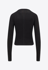 Y-3 Long-Sleeved Logo T-shirt Black HY1251BLACK_Black_36145228